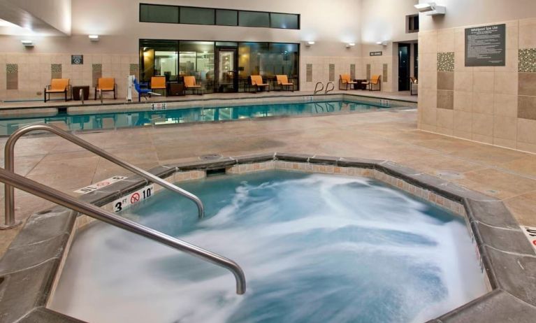 Refreshing indoor pool at Residence Inn By Marriott Portland Airport At Cascade Station.