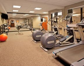 Fitness center available at Residence Inn By Marriott Portland Airport At Cascade Station.