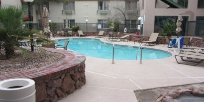 Refreshing outdoor pool at Hawthorn Suites By Wyndham El Paso Airport.