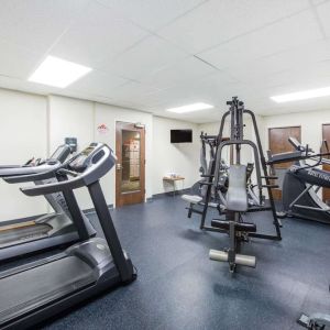 Fitness center available at Hawthorn Suites By Wyndham El Paso Airport.