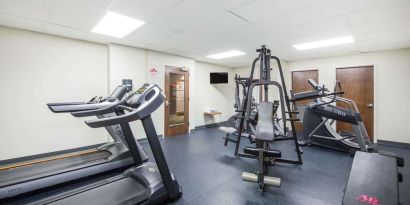 Fitness center available at Hawthorn Suites By Wyndham El Paso Airport.