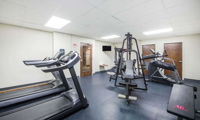 Fitness center available at Hawthorn Suites By Wyndham El Paso Airport.