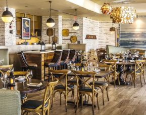 Dining area perfect for coworking at The Atlantic Hotel & Spa.