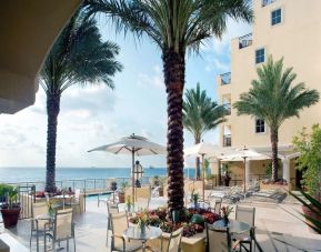 Pool loungers available at The Atlantic Hotel & Spa.