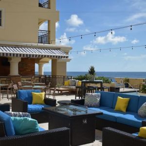 Poolside bar at The Atlantic Hotel & Spa.