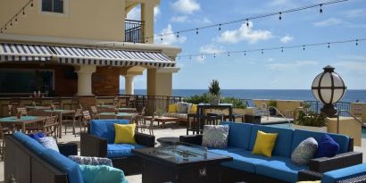 Poolside bar at The Atlantic Hotel & Spa.