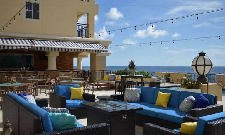 Poolside bar at The Atlantic Hotel & Spa.