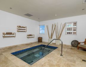 Indoor spa tub at The Atlantic Hotel & Spa.