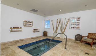 Indoor spa tub at The Atlantic Hotel & Spa.