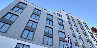 Hotel exterior at Rose Hotel, Bronx.