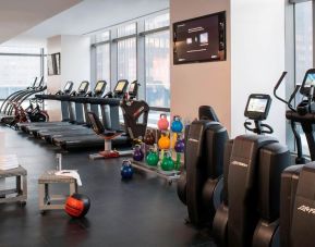 Fitness center available at Courtyard By Marriott New York Manhattan/Central Park.