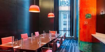 Meeting room available at Courtyard By Marriott New York Manhattan/Central Park.