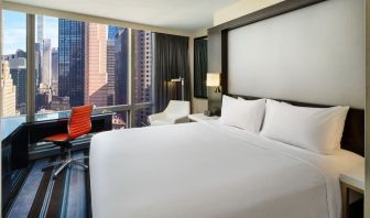 Day use room with work desk at Courtyard By Marriott New York Manhattan/Central Park.