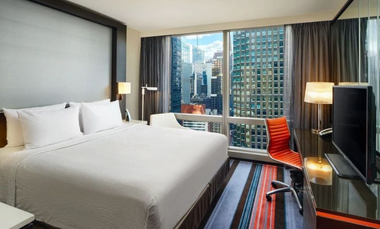 Day use room with work desk at Courtyard By Marriott New York Manhattan/Central Park.