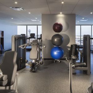 Fitness facility available at Hyatt Regency Los Angeles International Airport.