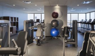 Fitness facility available at Hyatt Regency Los Angeles International Airport.