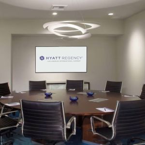 Meeting room at Hyatt Regency Los Angeles International Airport.