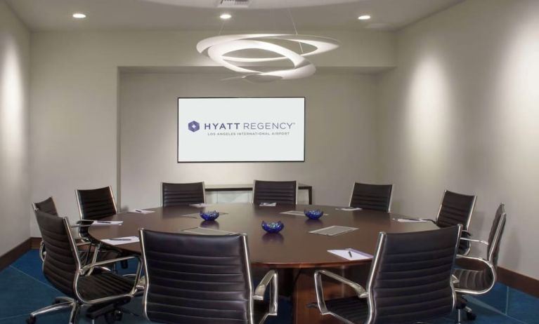 Meeting room at Hyatt Regency Los Angeles International Airport.