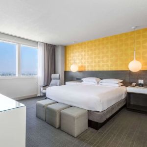 Day use room with  natural light at Hyatt Regency Los Angeles International Airport.