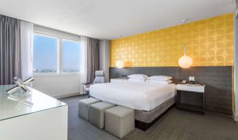 Day use room with  natural light at Hyatt Regency Los Angeles International Airport.