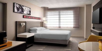 Day use room with  natural light at Hyatt Regency Los Angeles International Airport.