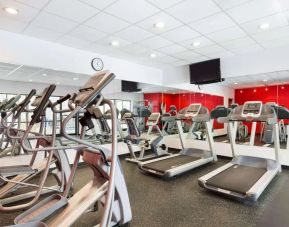 Fitness center available at Radisson Akron/Fairlawn.