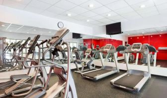 Fitness center available at Radisson Akron/Fairlawn.