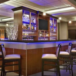 Hotel bar at Radisson Akron/Fairlawn.