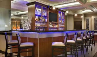 Hotel bar at Radisson Akron/Fairlawn.