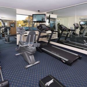 Fitness center available at The Marina Inn On San Francisco Bay.