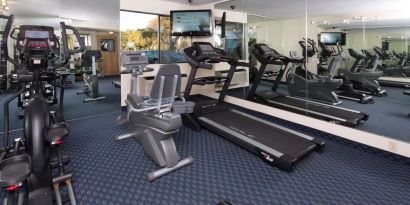 Fitness center available at The Marina Inn On San Francisco Bay.