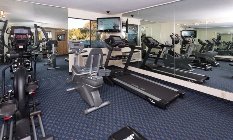 Fitness center available at The Marina Inn On San Francisco Bay.