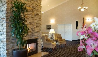 Lounge area at The Marina Inn On San Francisco Bay.