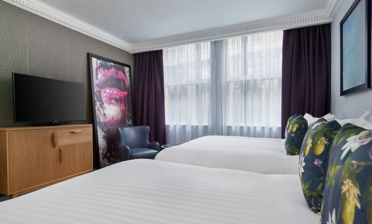 Day use twin room at NYX Hotel London Holborn By Leonardo.