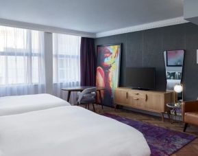 Day use twin room at NYX Hotel London Holborn By Leonardo.