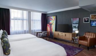 Day use twin room at NYX Hotel London Holborn By Leonardo.