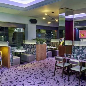 Dining area at NYX Hotel London Holborn By Leonardo.