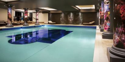 Indoor heated pool at NYX Hotel London Holborn By Leonardo.