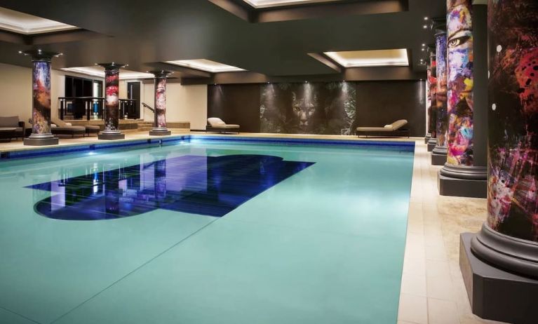 Indoor heated pool at NYX Hotel London Holborn By Leonardo.