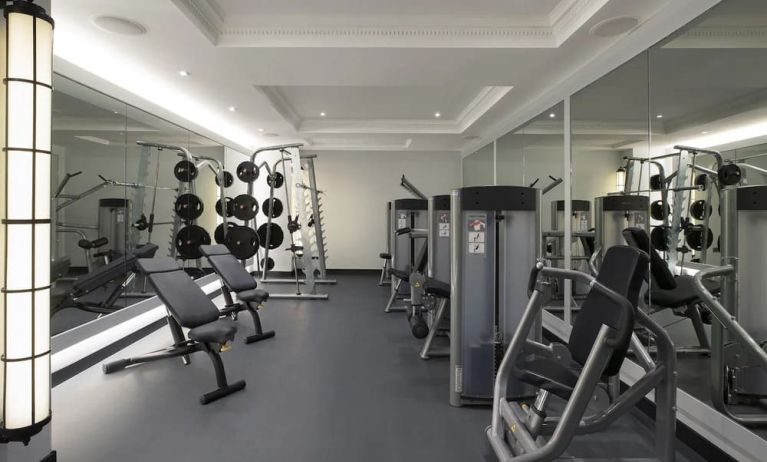 Fully equipped fitness center at NYX Hotel London Holborn By Leonardo.