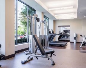 Fitness center available at Capital Hilton.