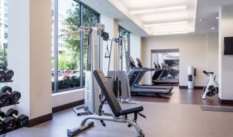 Fitness center available at Capital Hilton.