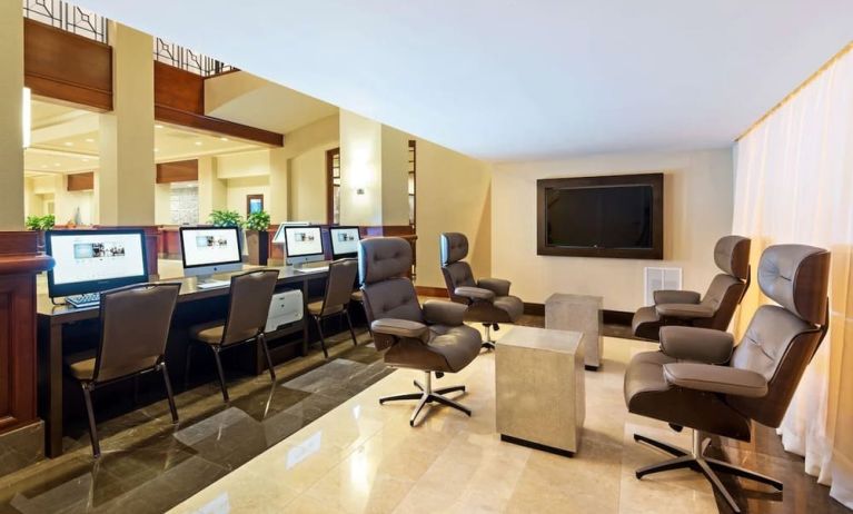 Business center available at Capital Hilton.