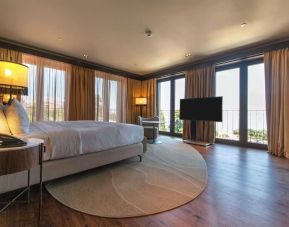 Spacious king room at Keight Hotel Opatija.