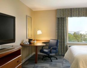 King room with TV at Hampton Inn New York - LaGuardia Airport.