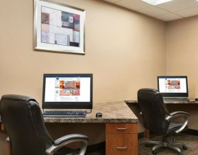 Business center at Hampton Inn New York - LaGuardia Airport.