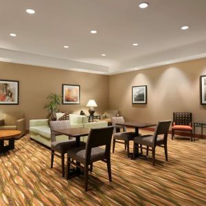 Dining area at Hampton Inn New York - LaGuardia Airport.