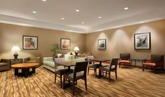 Dining area at Hampton Inn New York - LaGuardia Airport.