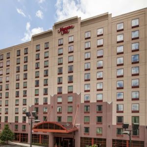 Hotel exterior at Hampton Inn New York - LaGuardia Airport.