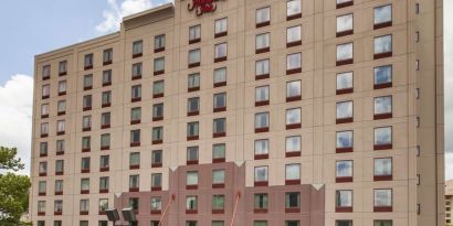 Hotel exterior at Hampton Inn New York - LaGuardia Airport.